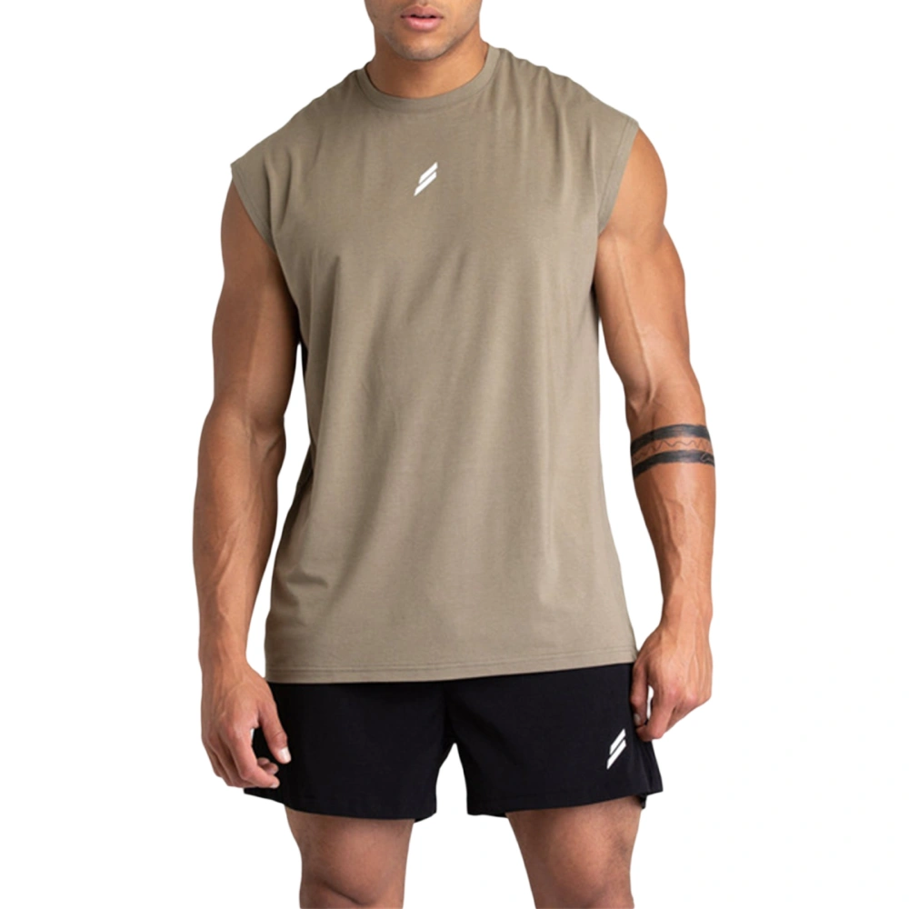 Men Tank Top, Sleeveless Summer Bodybuilding Workout Gym Vest Tops