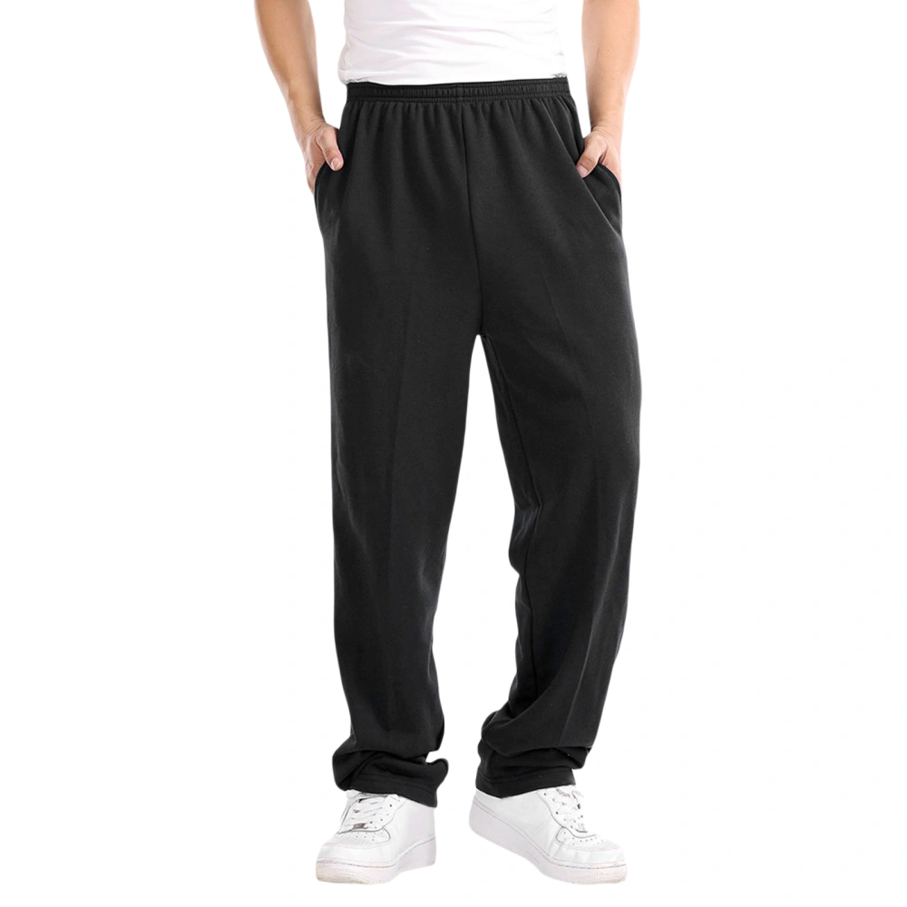 Men Jogger Pants Straight Leg Workout Trousers Sweatpants with Pockets