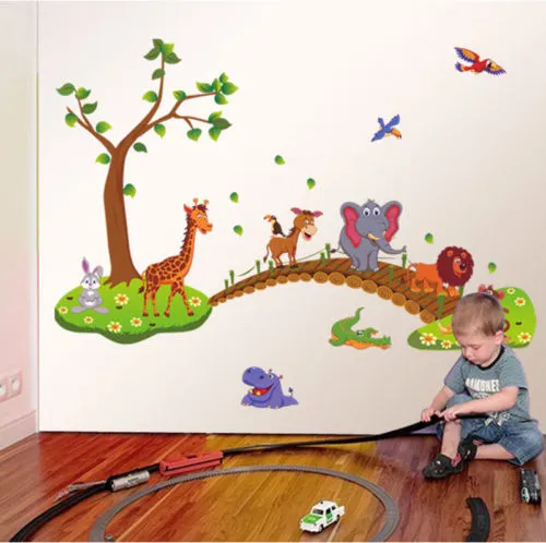 Modern Creative Cute Patterns Wall Decal Sticker for Home Kindergarten