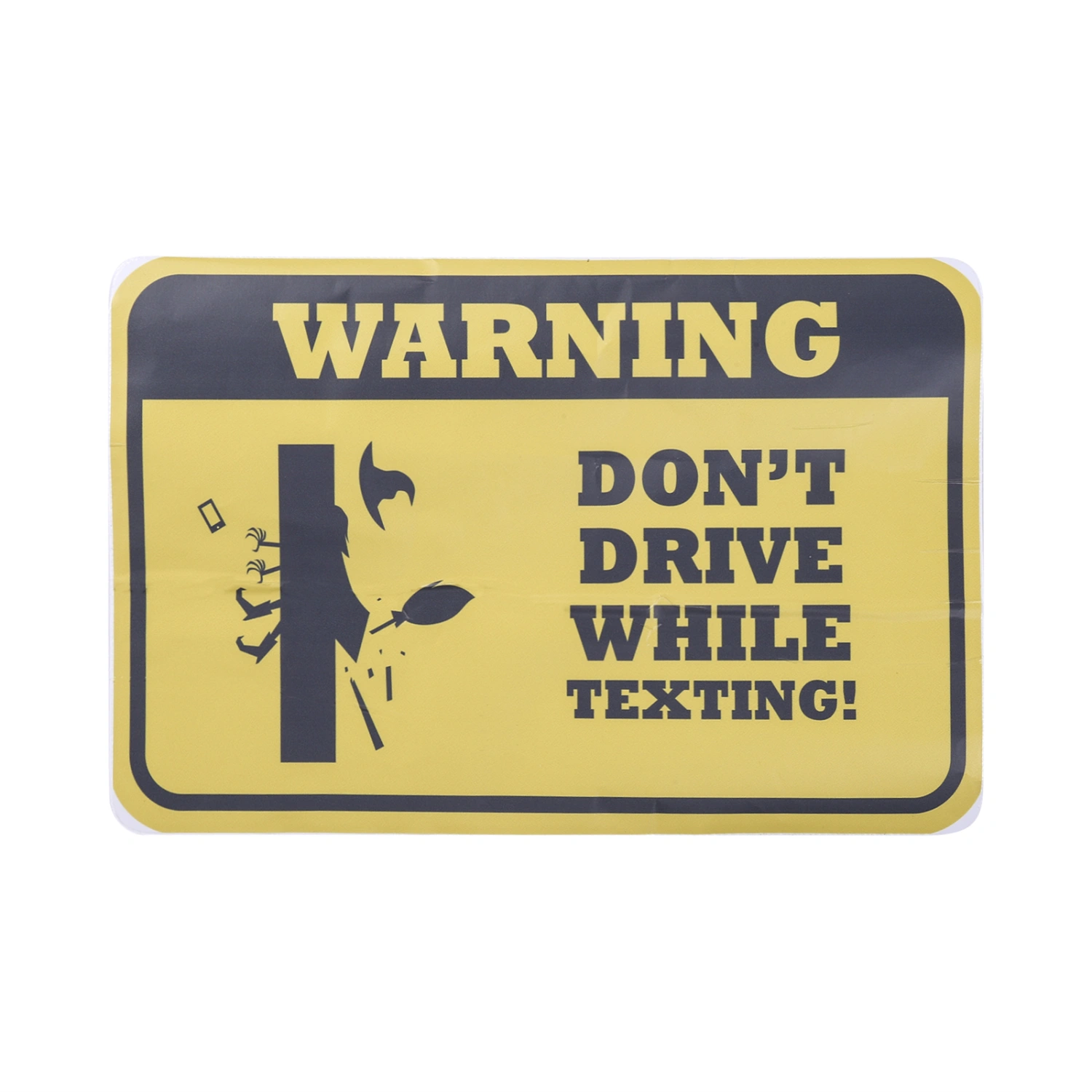 Wall Sticker, Halloween Warning Sign Self-Adhesive Wall Sticker