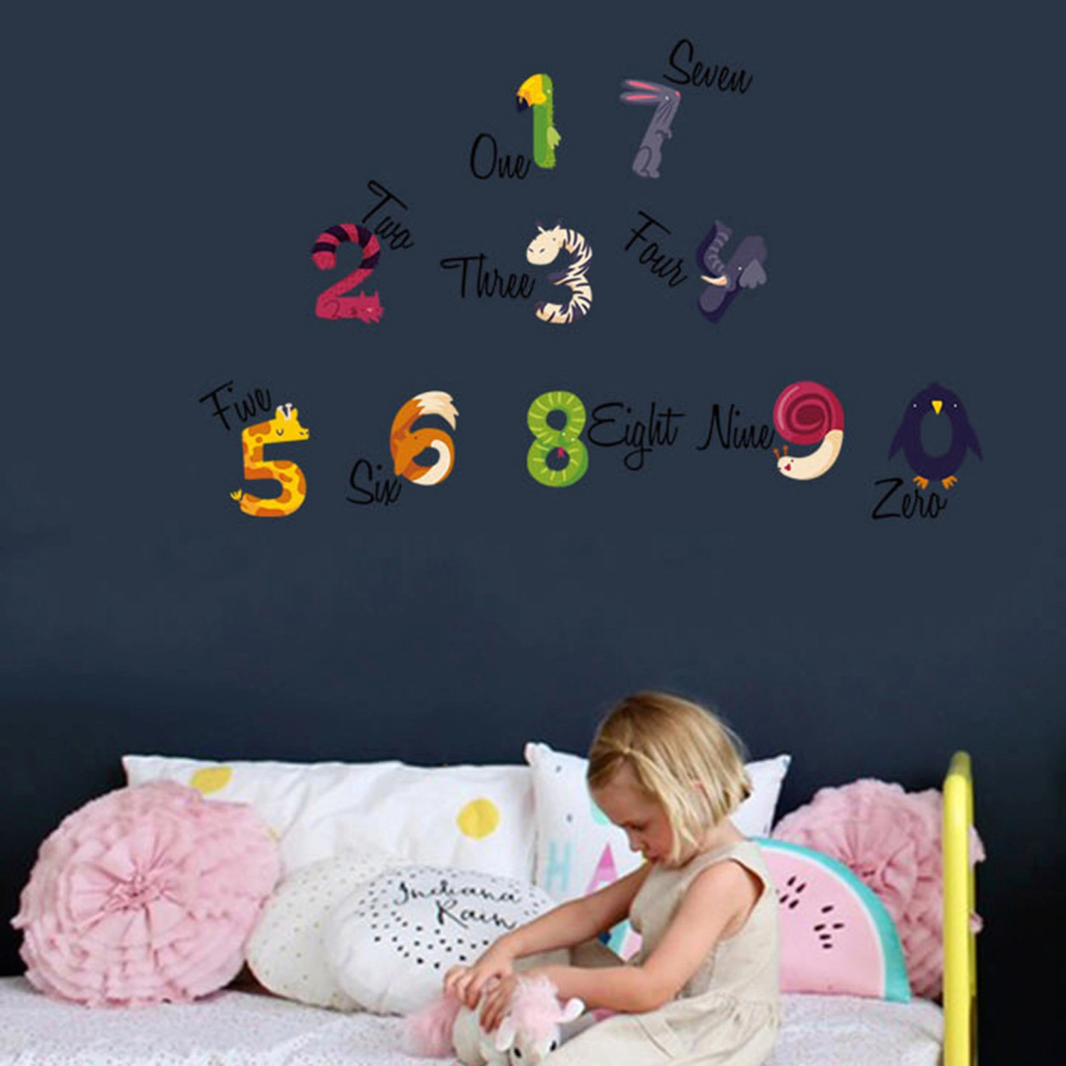 Numbers and Letters Wall Sticker for Children's Room Kindergarten