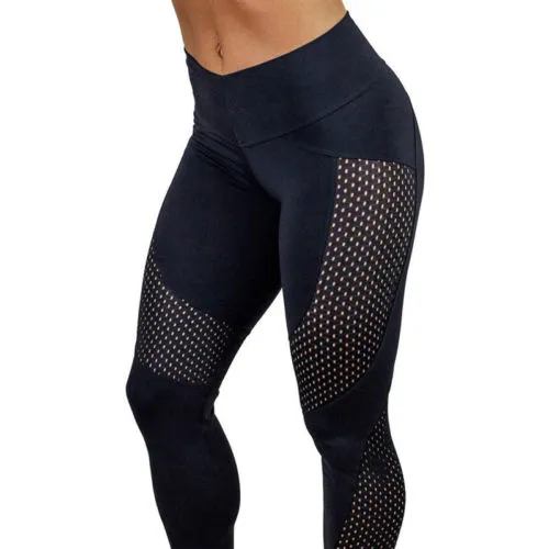 Women Spring Casual Yoga Pants, High Waist Slim Fit Fitness Gym Trousers