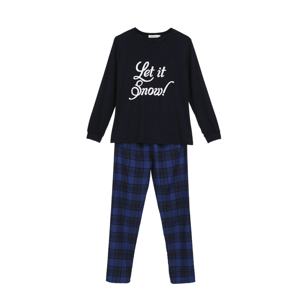 Xmas Family 2PCS Matching Pajama Holiday Long Sleeve Top Long Pants Set