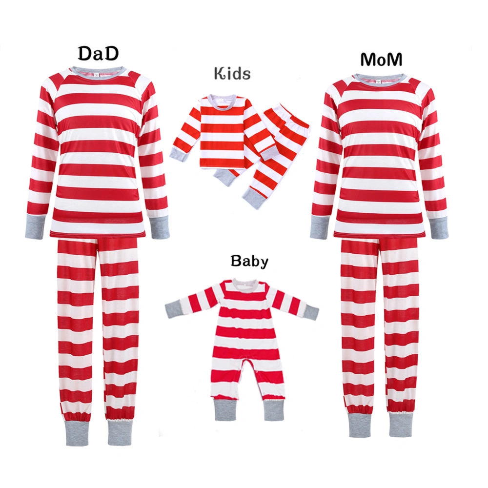 Parent-child Long Sleeve Nightwear Set/ Jumpsuit for Adults/ Kids