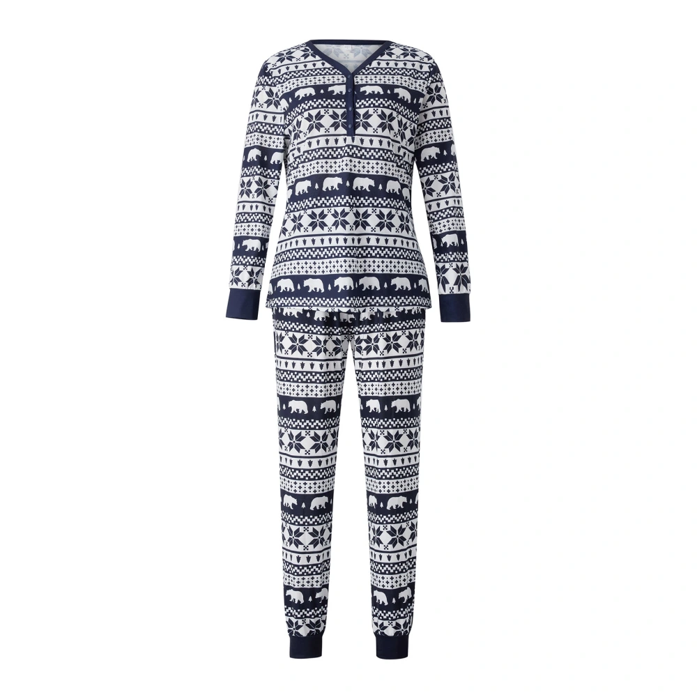 Christmas Parent-child Outfit Leisure Wear, Long Sleeve Sleepwear