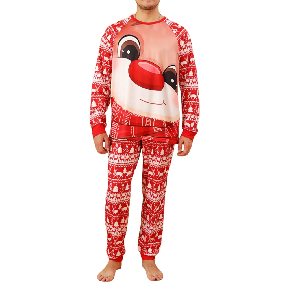 Parent-Child Christmas Nightclothes Tops Trousers / Romper / Dog Wear