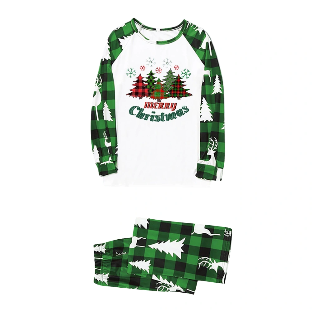 Christmas Family Pajamas Matching Raglan Long Sleeve Tops and Pants