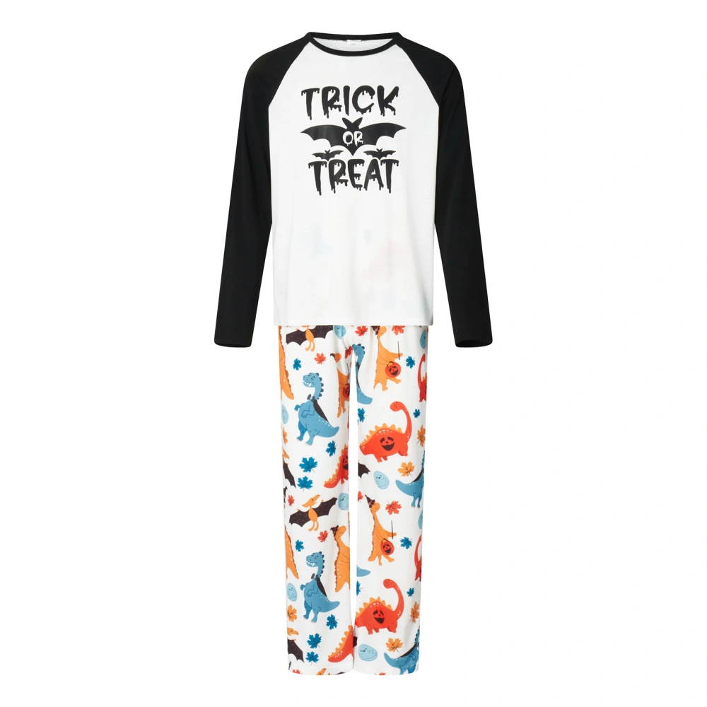 Halloween Pajamas for Family Long Sleeve Raglan Tops + Pants Set