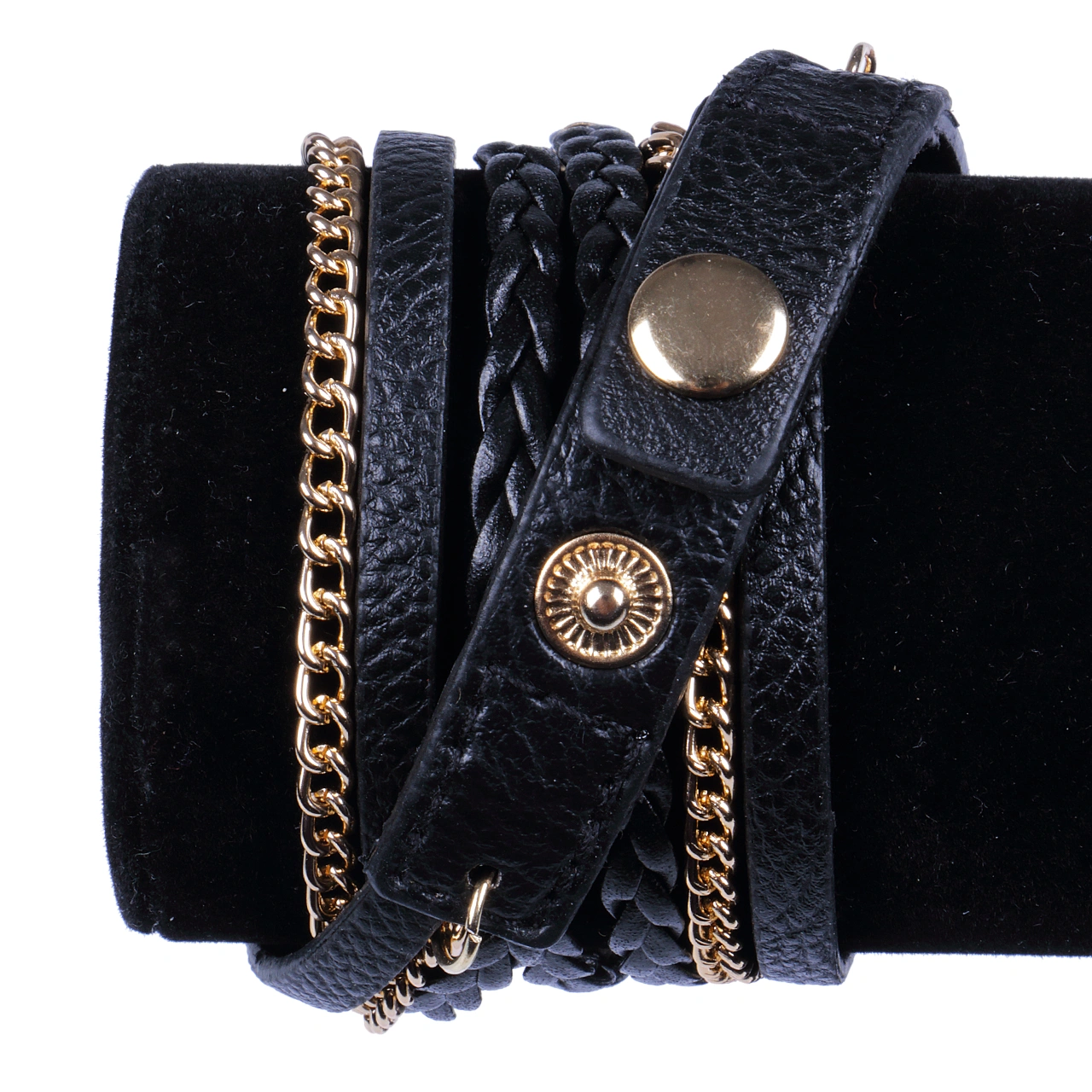 Ladies Luxury Watch Waterproof Bracelet Wrapped Round Digital Dial Watch
