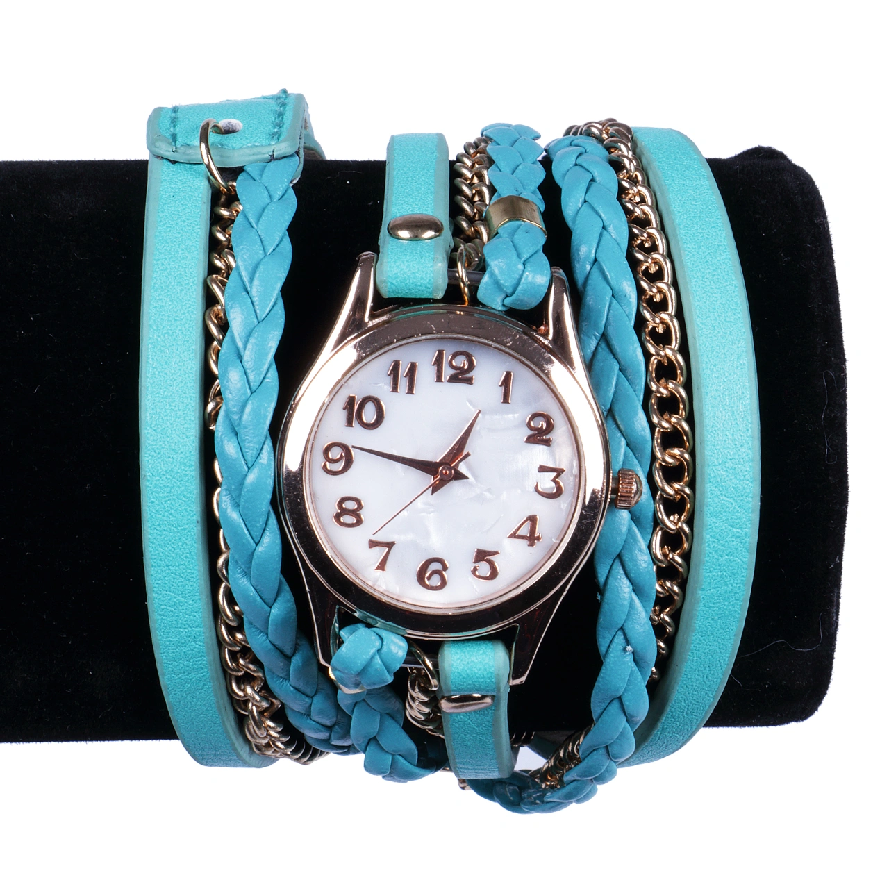 Ladies Luxury Watch Waterproof Bracelet Wrapped Round Digital Dial Watch