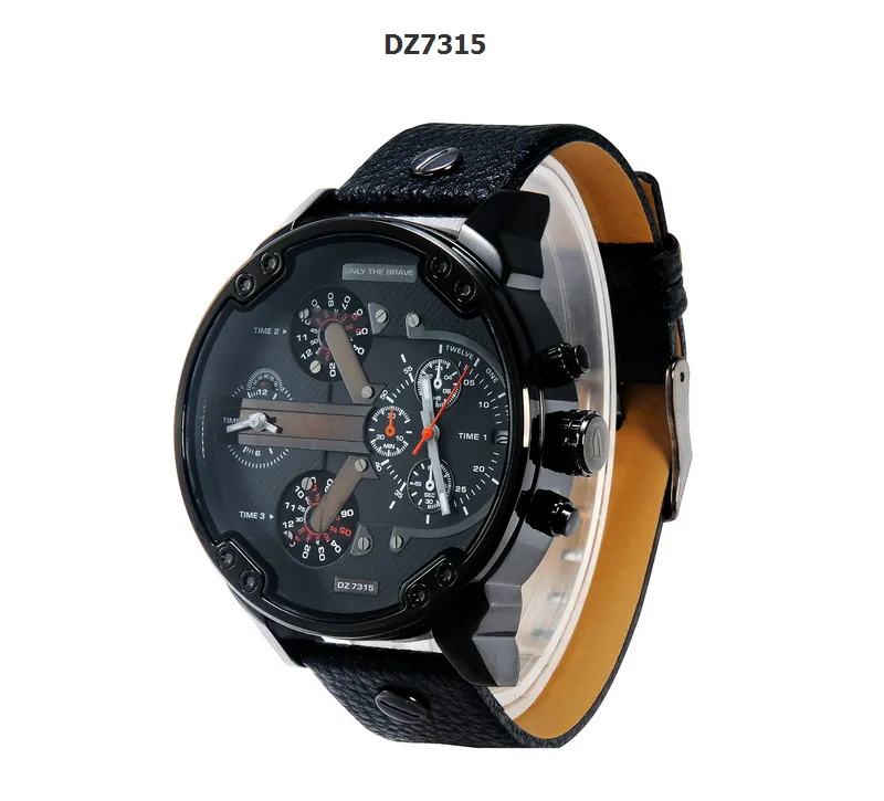 Men's Luxury Watch Clear Sports Stylish Casual Waterproof Belt Watch