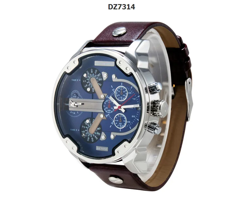 Men's Luxury Watch Clear Sports Stylish Casual Waterproof Belt Watch