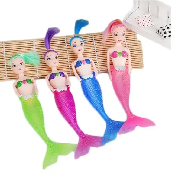 Cartoon Portable Funny Tool, Simulated Sea-Maiden Doll for Children