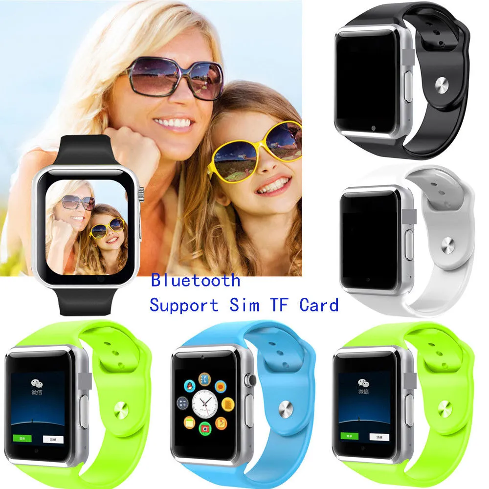 Waterproof Sports Smart Watch, Bluetooth Heart Rate Monitor Wrist Phone