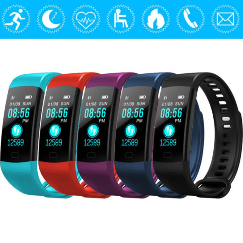 Heart Rate Fitness Tracker High Quality Waterproof Multi-Purpose Smart Bracelet