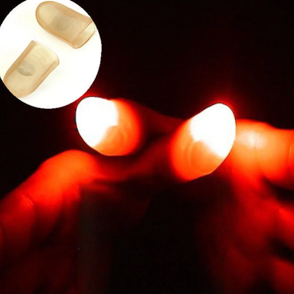 Thumbs Fingers Trick, Magic Super Bright Light Up Appearing Light