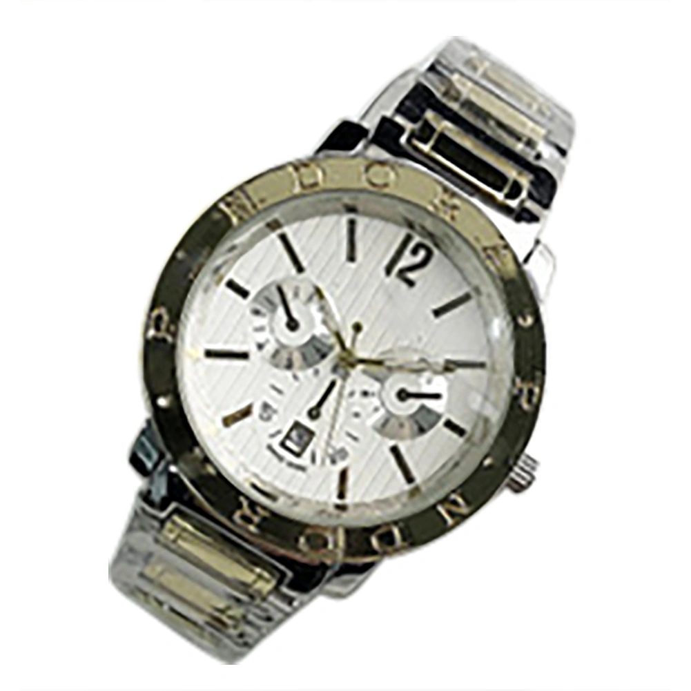 Men's Quartz Watch Waterproof Classic Round Head Steel Band  Luxury Watch