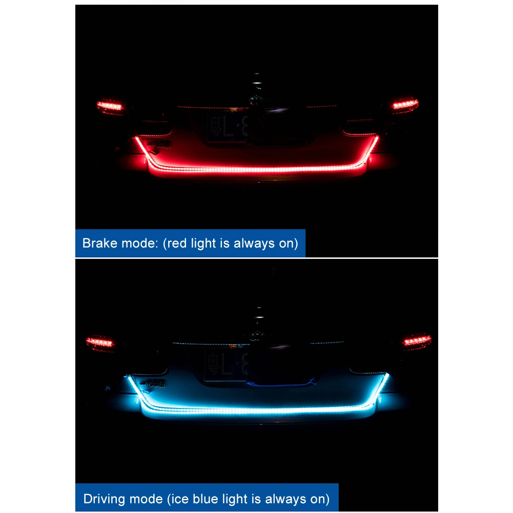 Car Trunk Rear Light, LED Strip Running Strobe Lights for Autos