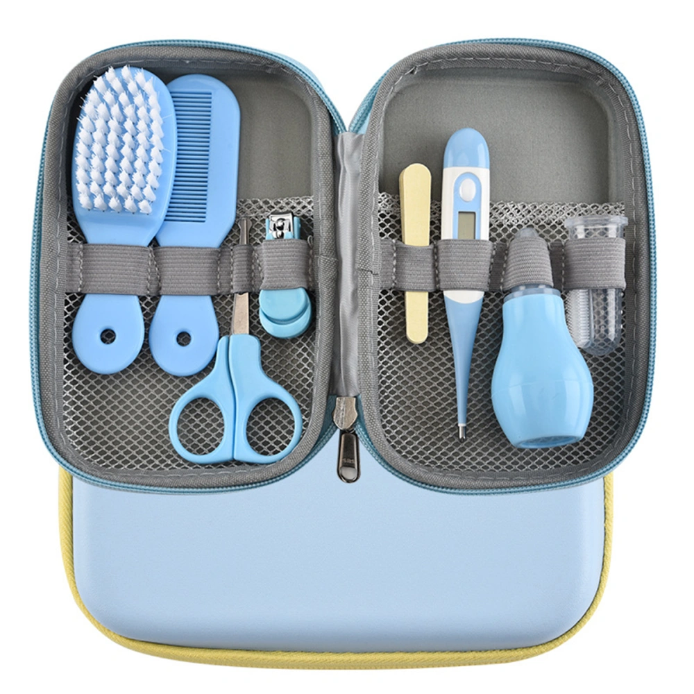 Baby Care Kit, Nail Clipper Comb Scissors Brush Infant Supplies Set