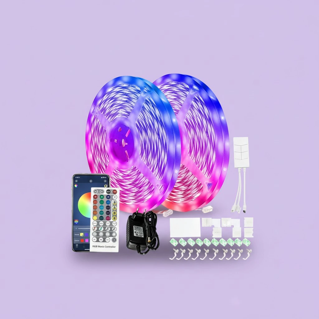 LED Strip Lights, Adjustable Color Music App Control Bluetooth Led Strip Lights