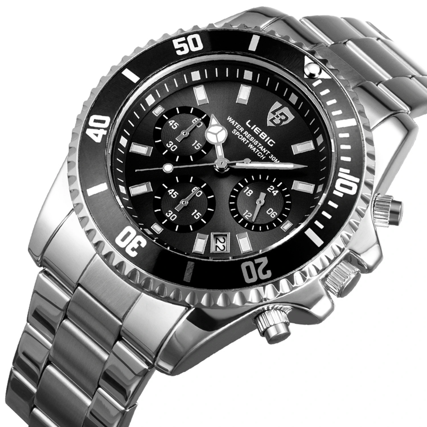 High Accuracy Quartz Watch, Business Style Waterproof Wrist Watch