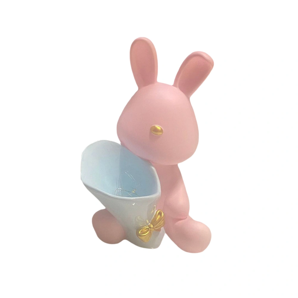 Rabbit Piggy Bank, Creative Bunny Coin Money Bank with LED Lights