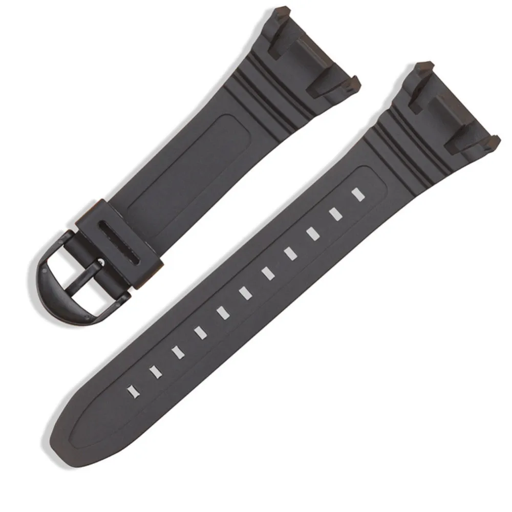 Resin Belt Strap Adjustable Porous Watchband for Casio Model W-96H W96