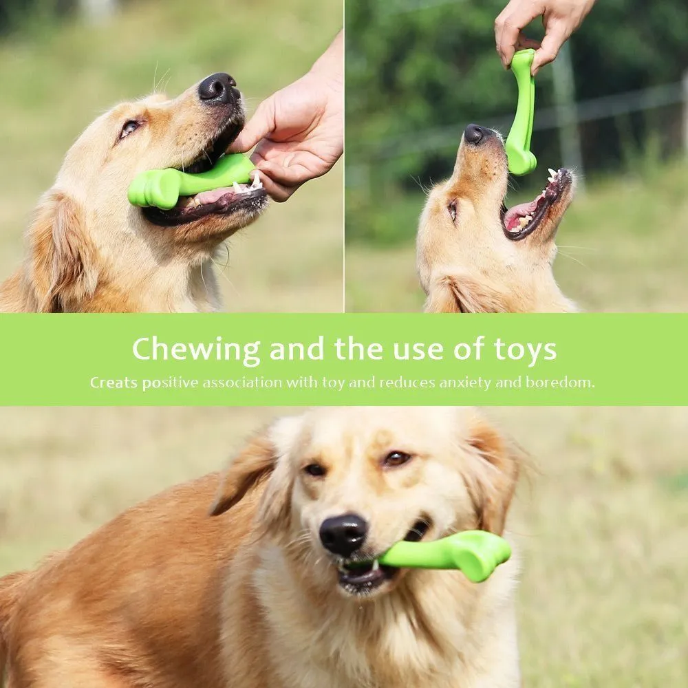 Dog Chew Toys, Indestructible Bone Toy, Emulational Safe Toy