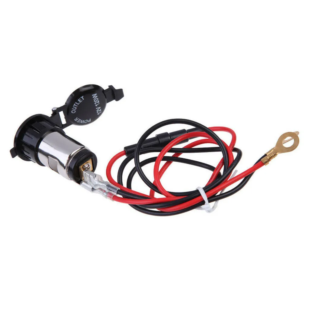 12-24V Waterproof Cigarette Lighter Socket for Boat Motorcycle