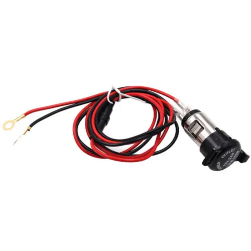 12-24V Waterproof Cigarette Lighter Socket for Boat Motorcycle
