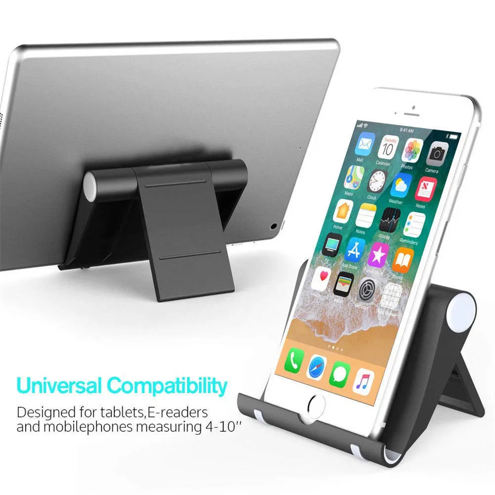 Adjustable Folding Mobile Phone Holder, Universal Aluminum iPad Rack