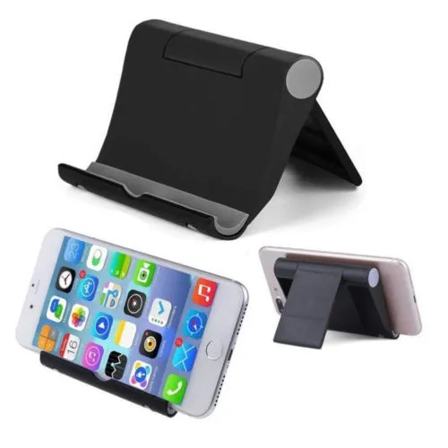 Adjustable Folding Mobile Phone Holder, Universal Aluminum iPad Rack