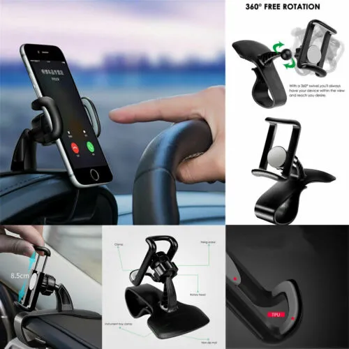 Car Bracket, Portable Rotatable Car Phone Mount Mobile Phone Support