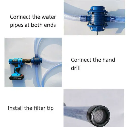 Household Small Pump Self-priming Hand Drill Water Pumps Garden Pump