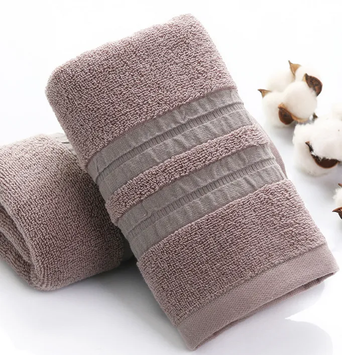 Cotton Bath Towels Absorbent Comfort Hand Face Sheet Adult Basic Towels