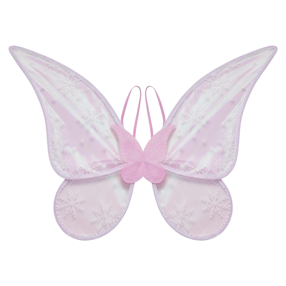 Glowing Butterfly Wings for Kids, Snowflake Angel Wing Fairy Wings