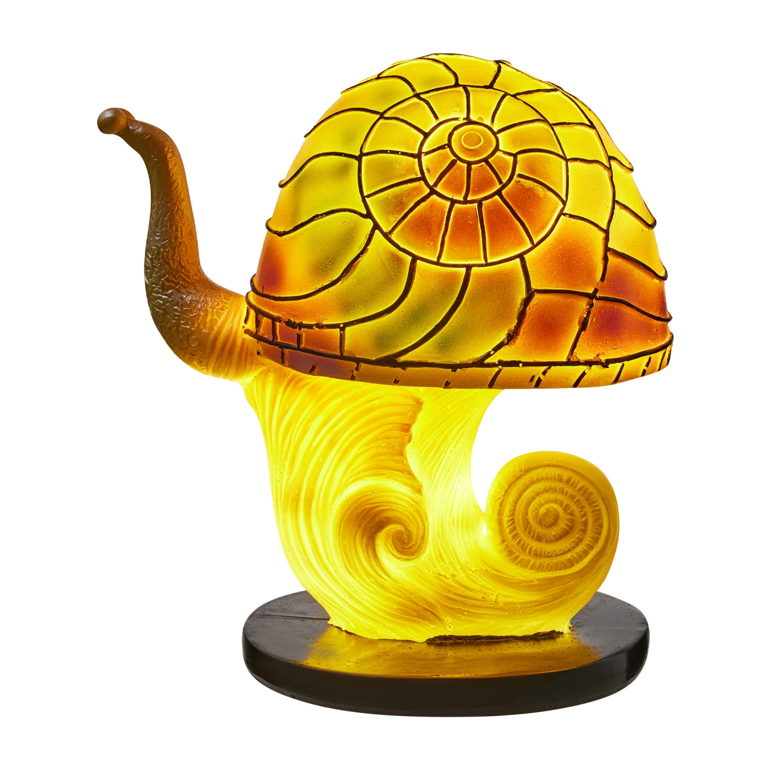 Mushroom Table Lamp Rural Style Retro Colorful Bedside Desk Light