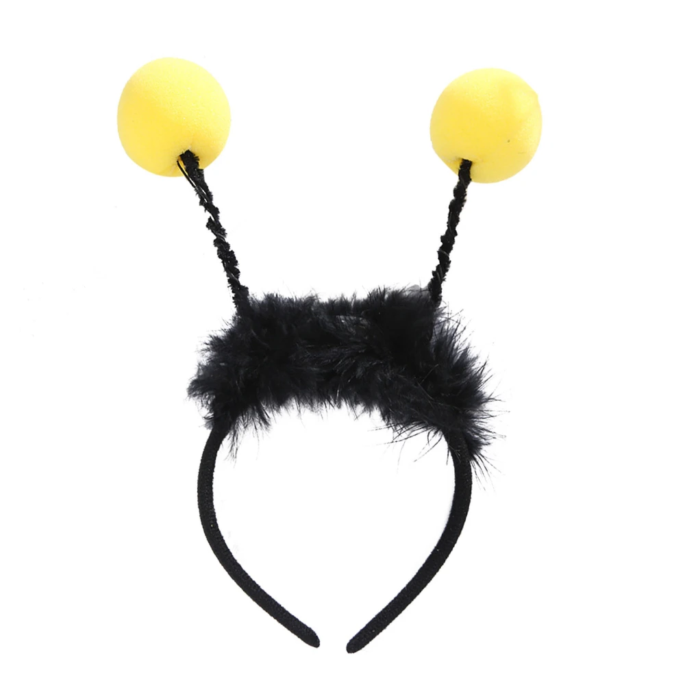 Halloween Antenna Bee Hair Hoop with LED Light, Cute Animal Headband