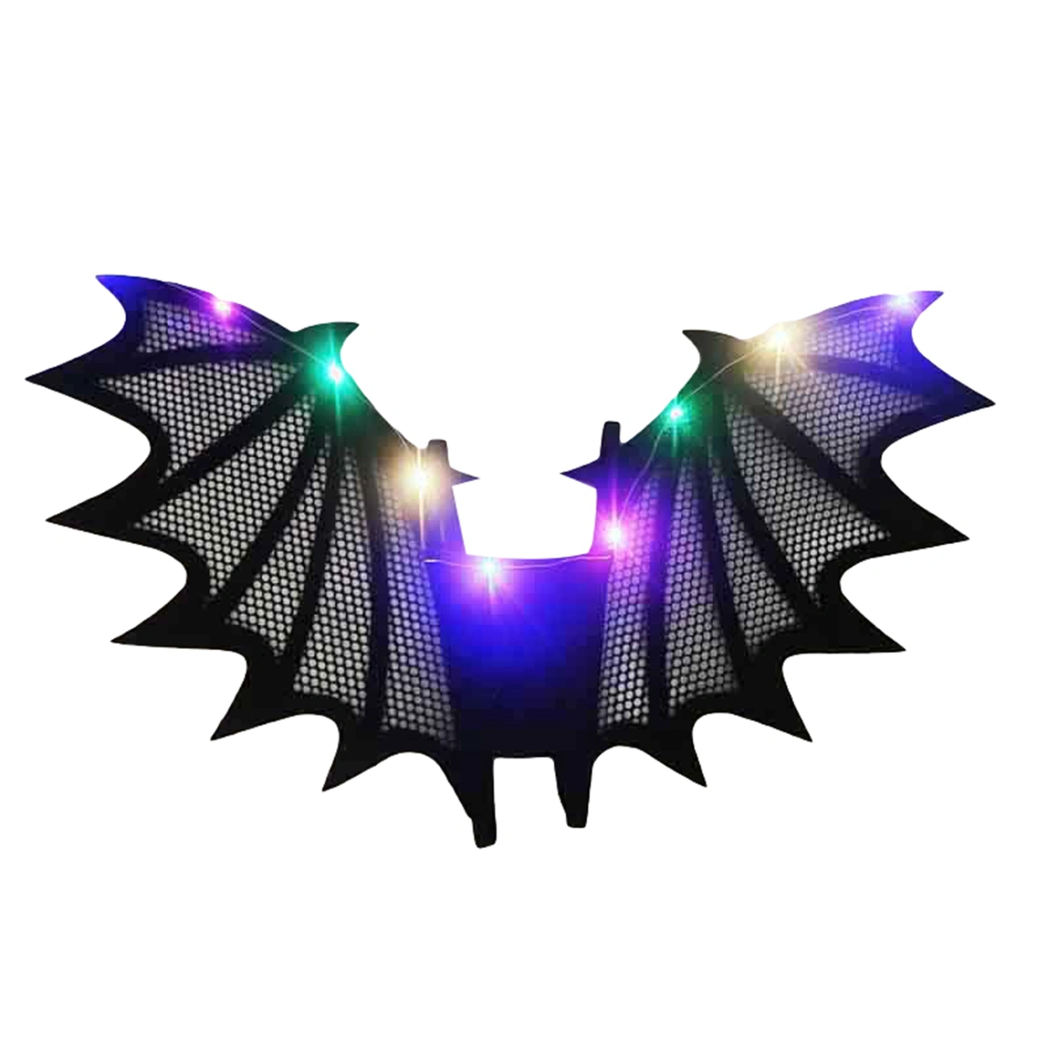Halloween Bat Wings with LED Lights Costume for Halloween Party