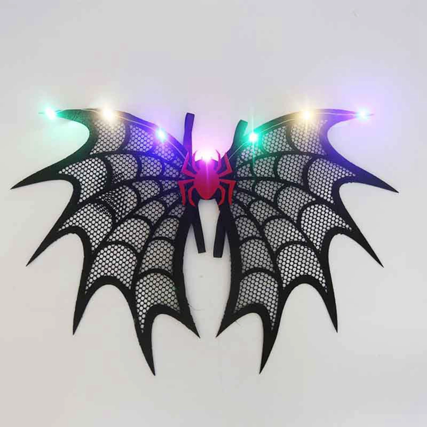 Halloween Bat Wings with LED Lights Costume for Halloween Party