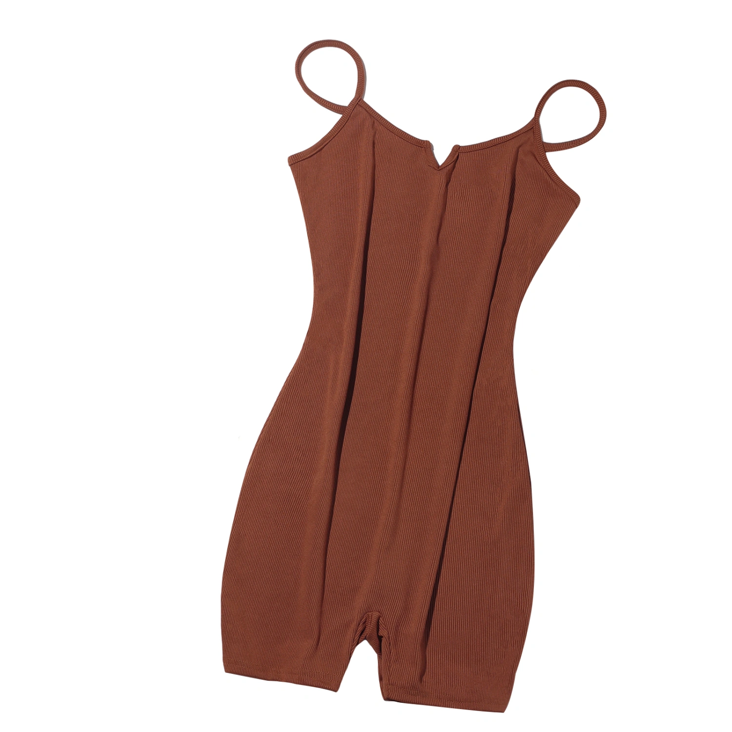 Women Summer Spahetti Strap Backless Low Cut Bodycon Rompers