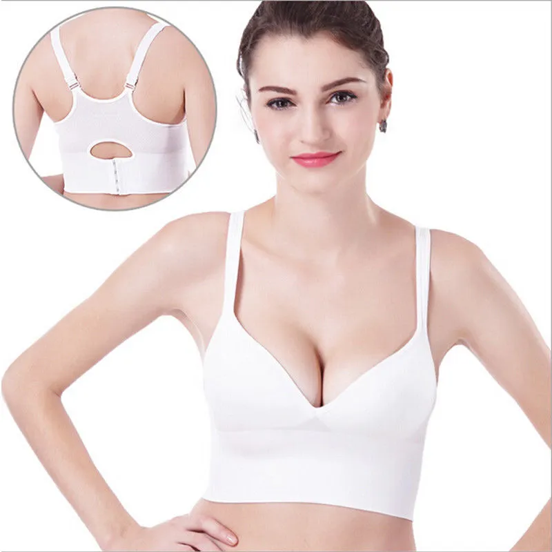 Women Super Soft Sports Bra Push Up Seamless Adjusted-Straps Bras