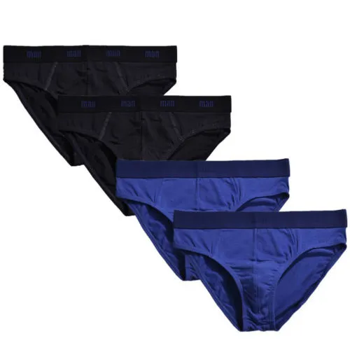 Men Panty Solid Color Loose Wild Fashion Assorted Mid-Rise Breathable Underwear