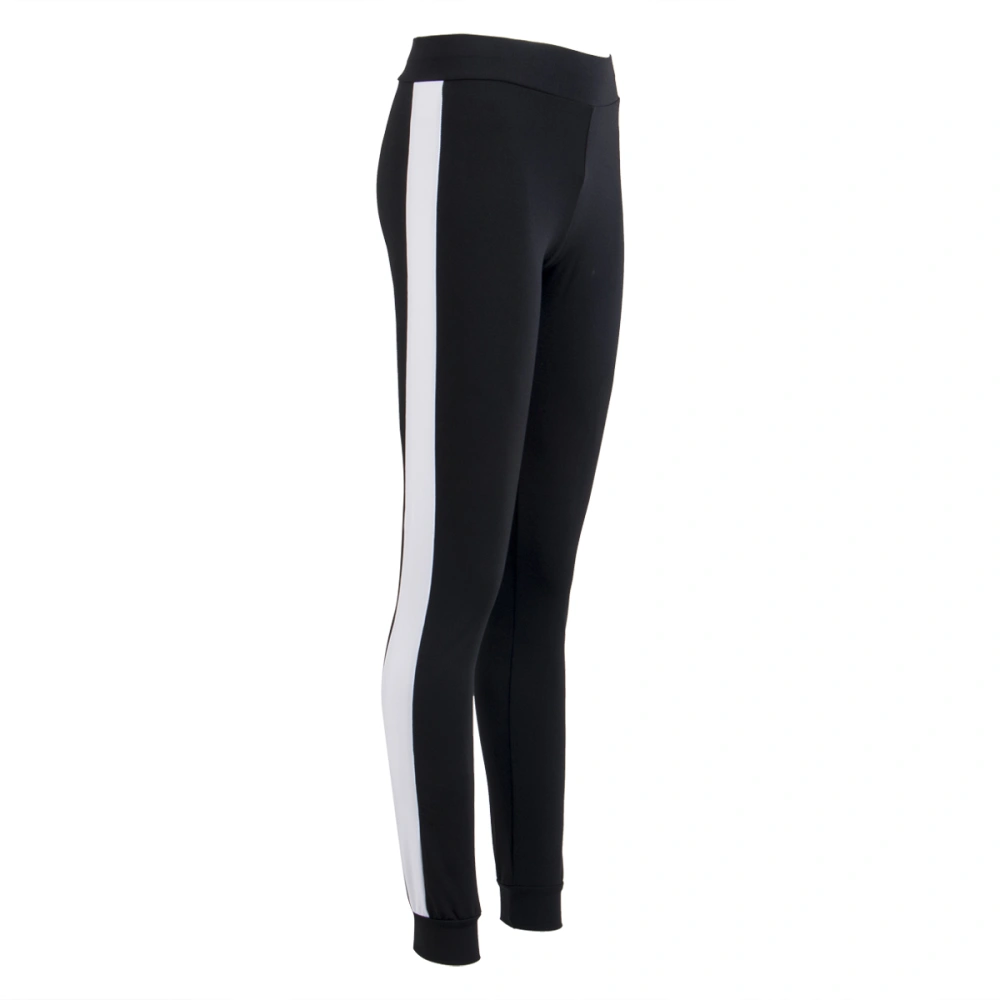 Women Sports Pants, Side-Striped Tummy Control High Waist Long Pants