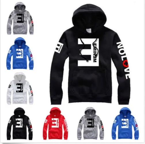 Men Sweatshirt Letter Straps Hoodie Loose Pullover Wild Fashion Casual Top