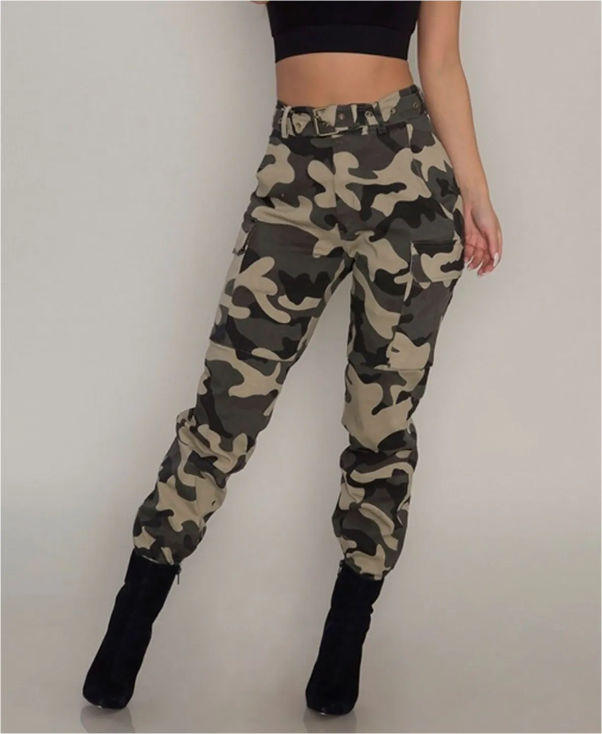 Women's Military Army Trousers, Breathable Quick Drying Pants with Pockets