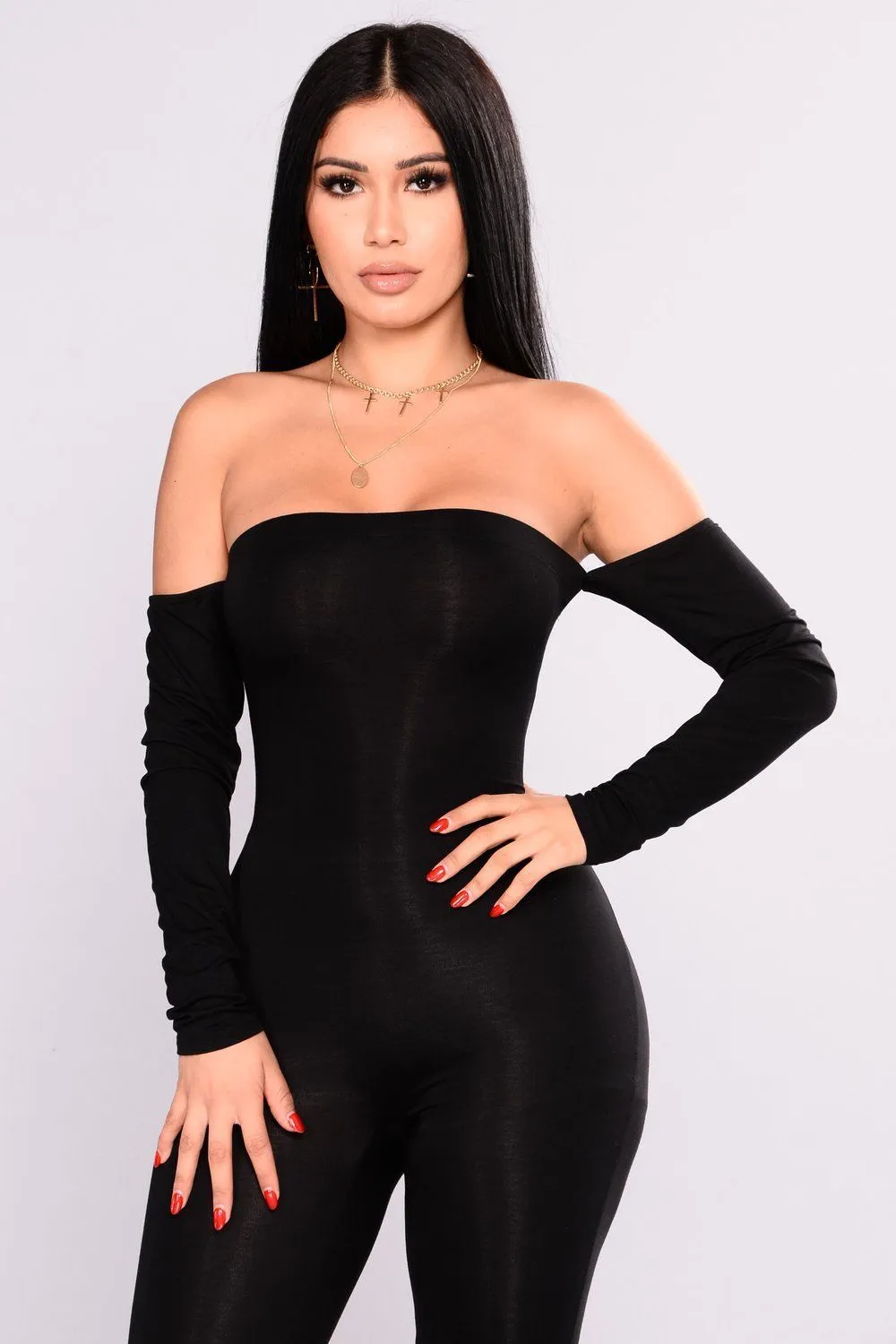 Women Off Shoulder Clubwear Playsuit, Party Jumpsuit Romper Trousers