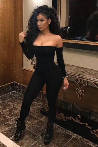Women Off Shoulder Clubwear Playsuit, Party Jumpsuit Romper Trousers