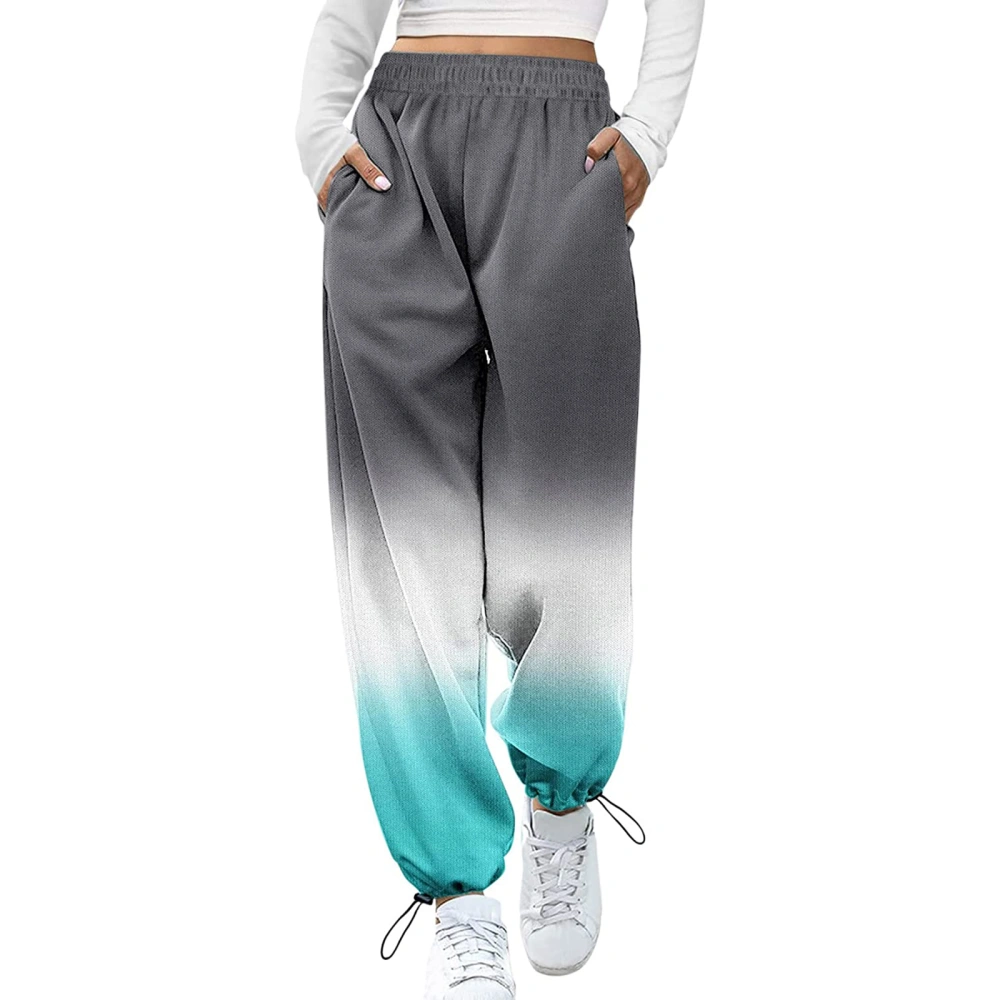 Women's Casual Sweatpants Print High Waist Fitness Jogging Pants