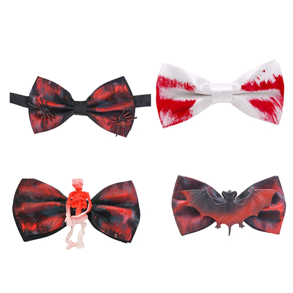 Halloween Cosplay Clothing Accessories,  Party Scary Bloody Bow Tie/Necktie